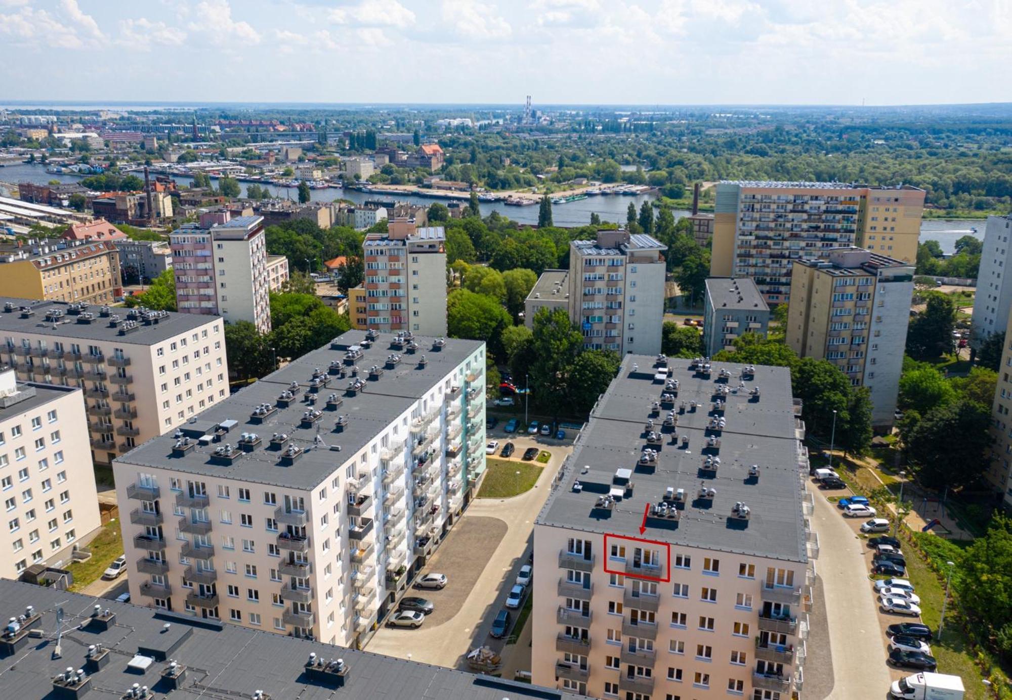 MH Blue Design Apartment Szczecin Buitenkant foto
