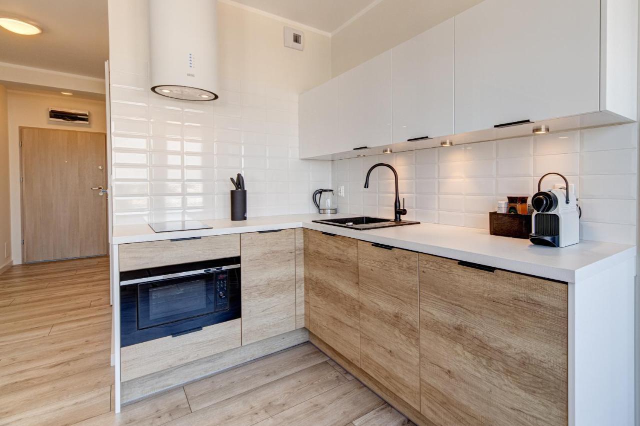 MH Blue Design Apartment Szczecin Buitenkant foto